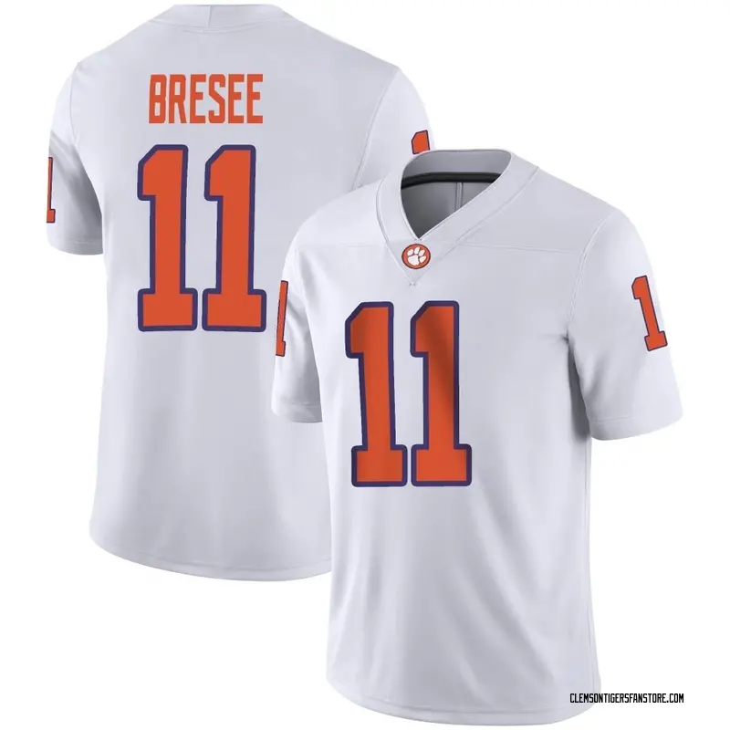 Youth Clemson Tigers #11 Bryan Bresee Orange Replica Untouchable